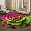 3D Floral Diatom Mud Carpet, Water-absorbing and Anti-slip Floor MATS for Home Bathrooms, Kitchens and Toilets, Sofa Carpet