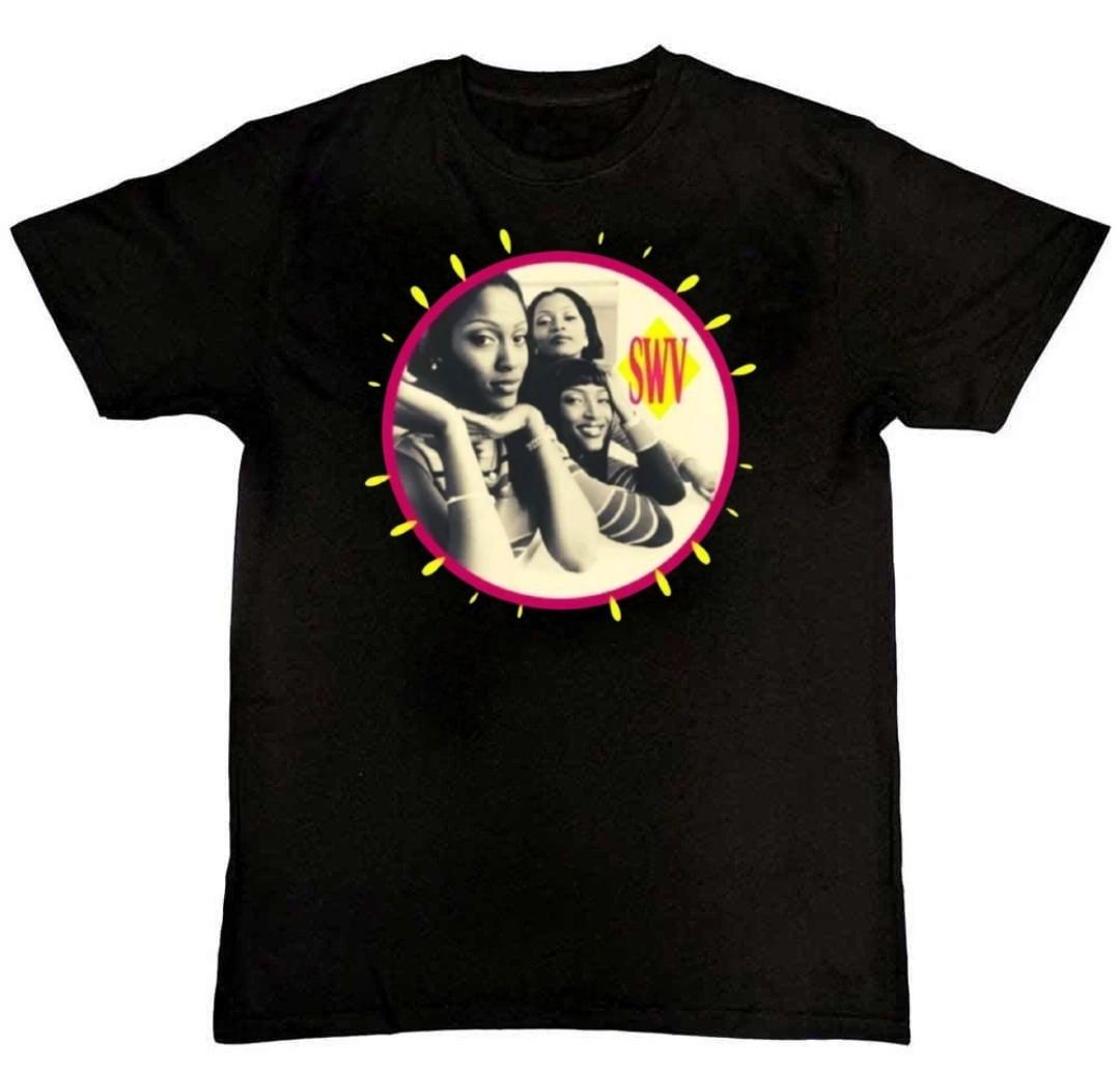 New SWV Band Graphic Print Mens T-Shirt XL