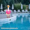 Porch Goose Summer Costume Decorative Lawn Goose Statue Clothes Funny Goose Clothing with Sunglasses for Holiday Garden Lawn