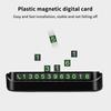 1Pc Car Temporary Parking Card Phone Number Card Plate Telephone Number Car Park Stop Automobile Accessories