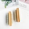 3Pack Solid Wood Hand Scrub Brush Stiff Bristle Under Nail Crevice Cleaner Household Hand Washing Tool