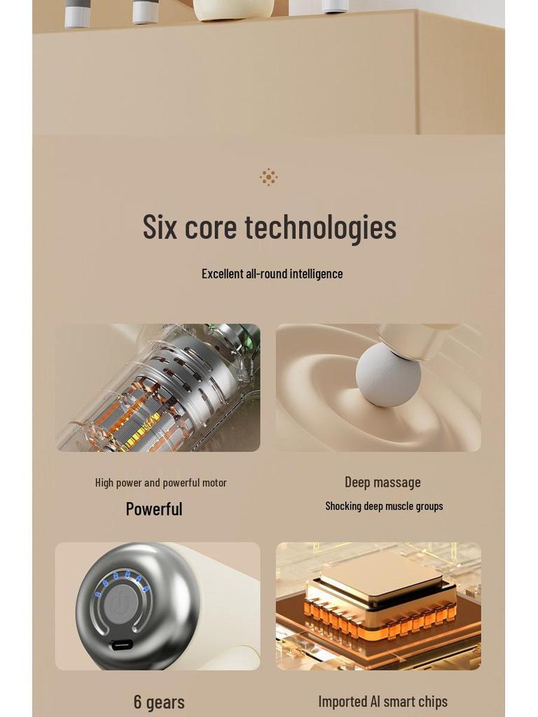 Elektrisches Muskelentspannungs-Massagegerät - Sport-Faszienpistole für Frauen