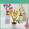 Künstliches Magnolien-Blumenarrangement für Heimdekoration und Foto-Requisiten