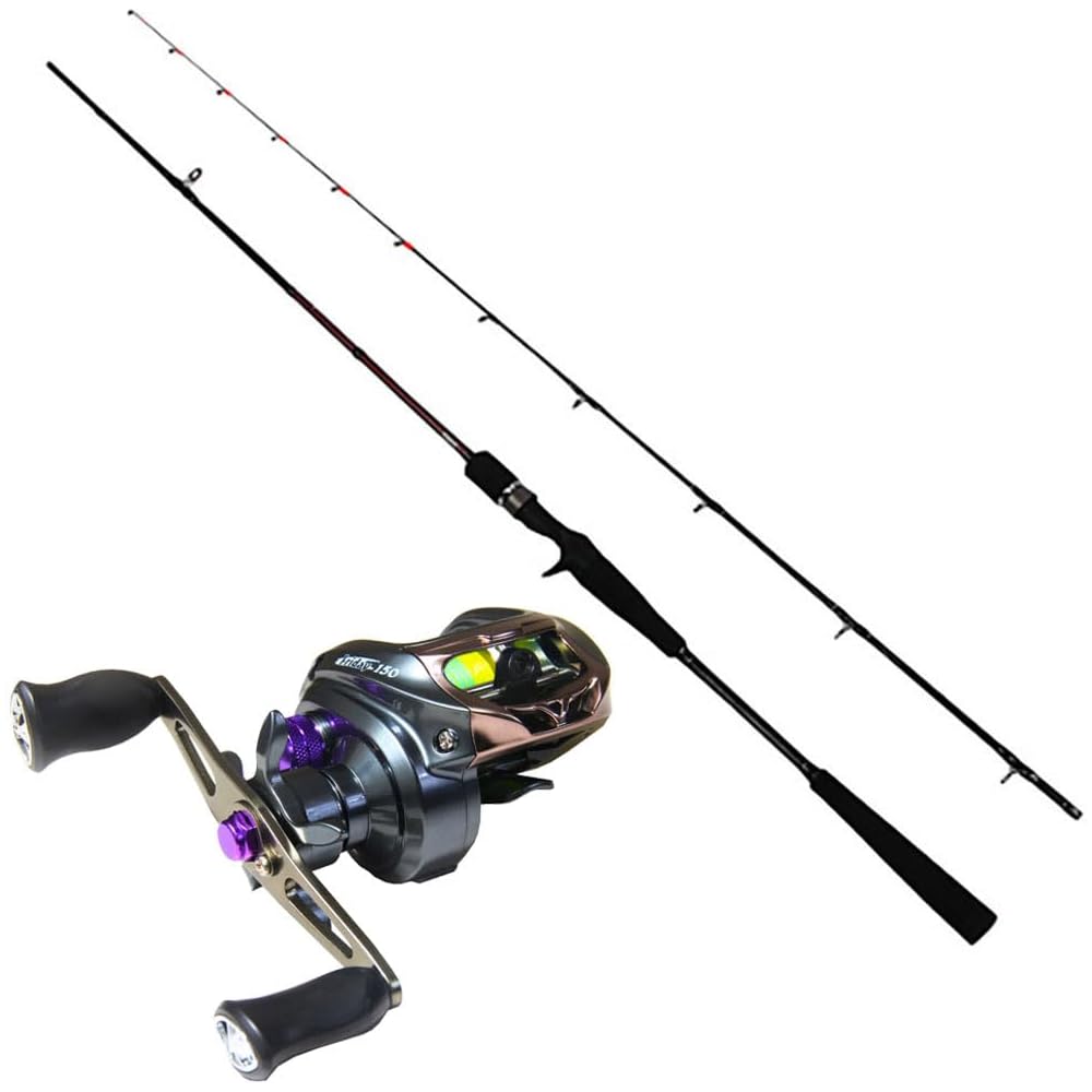 Spatha Flame 692FMH Fishing Rod & Friday 150 Bait Reel Set Lightweight Durable Fishing Gear