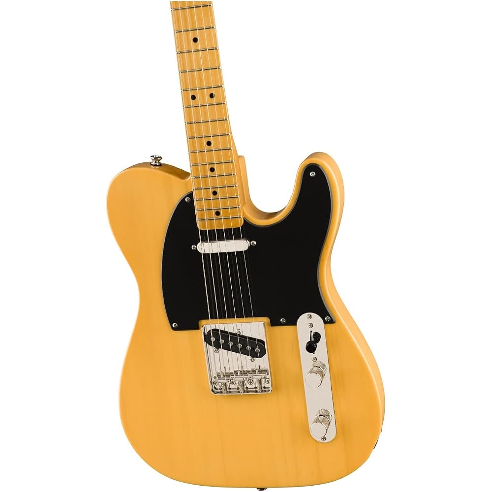 Squier by Fender Electric Guitar Classic Vibe 50s Telecaster®, Butterscotch Blonde with Soft Case