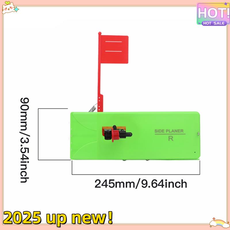 Classy-Fishing Planer Board ABS Bottom Angle Adjustable Trolling Push Button Splashing Float Boat Fishing Accessory
