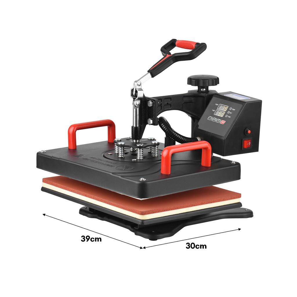Multifunctional 8 In 1 Heat Press Machine 360 Degrees  Rotatable Hot Transfer Sublimation Digital Pressing