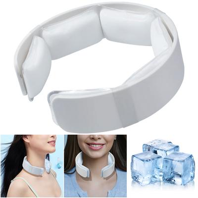 Neck Cooling Tube Ring Reusable Tube Neck Coolers Wearable Ice Ring Neck Cooler for Hot Summer