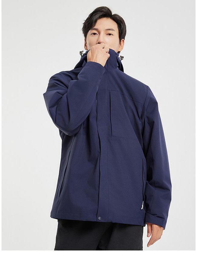 Duke Three-Proof Detachable Inner Layer Storm Jacket – Custom Logo Outdoor Trendy Mountaineering & Cycling Cotton Jacket
