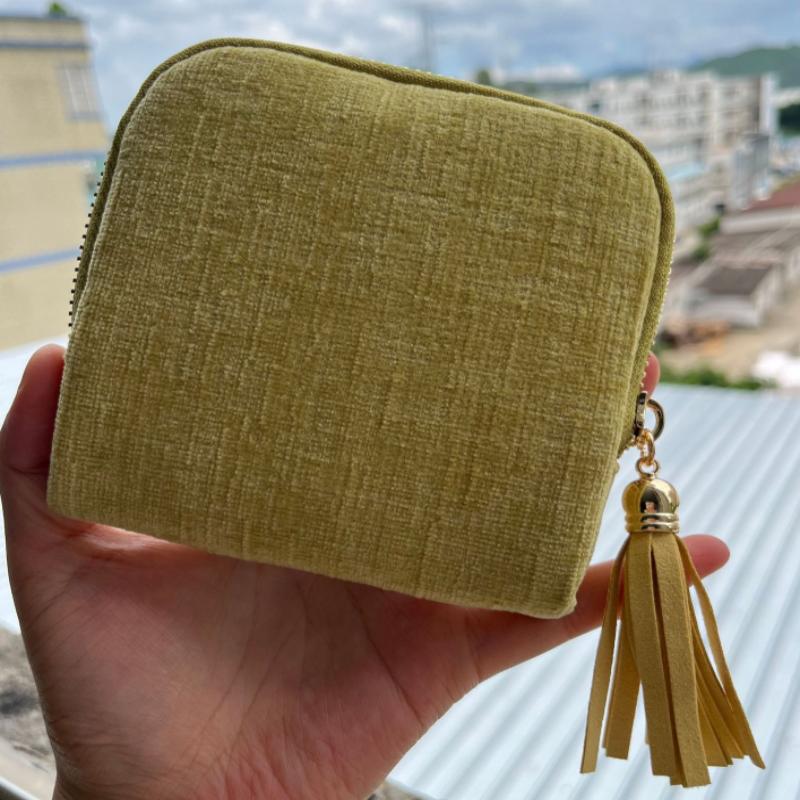 5-Layer Storage Bag Velvet Jewelry Pouch Bags For Watch Bracelet Rings Earring Portable Travel Jewelry Case