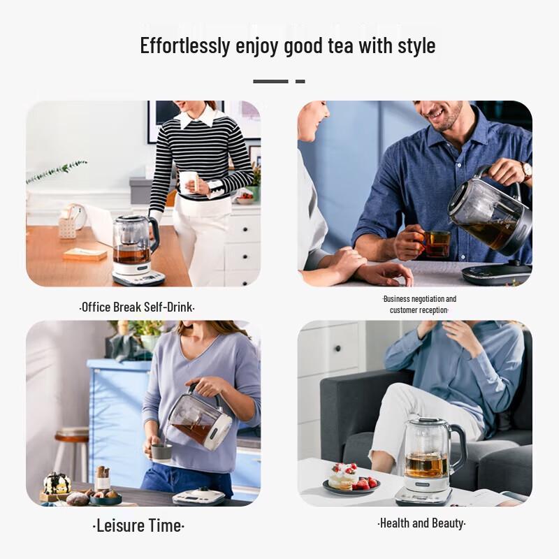 Morphy Richards MR6088 Smart Glass Wellness Tea Maker CN plug (adapter included)