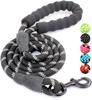 Pet Products Dog Reflective Leash Multi-color Strong Nylon Round Rope Large and Medium-sized Dog Leash Comfortable Padded Handle
