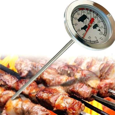 Termometro con sonda tascabile in acciaio inossidabile per la cottura di alimenti a base di carne per barbecue