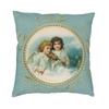 Victorian Angel Square Pillow Cover Home Decorative Vintage Angel Cushion Cover Throw Pillow For Sofa Double-Sided Printing