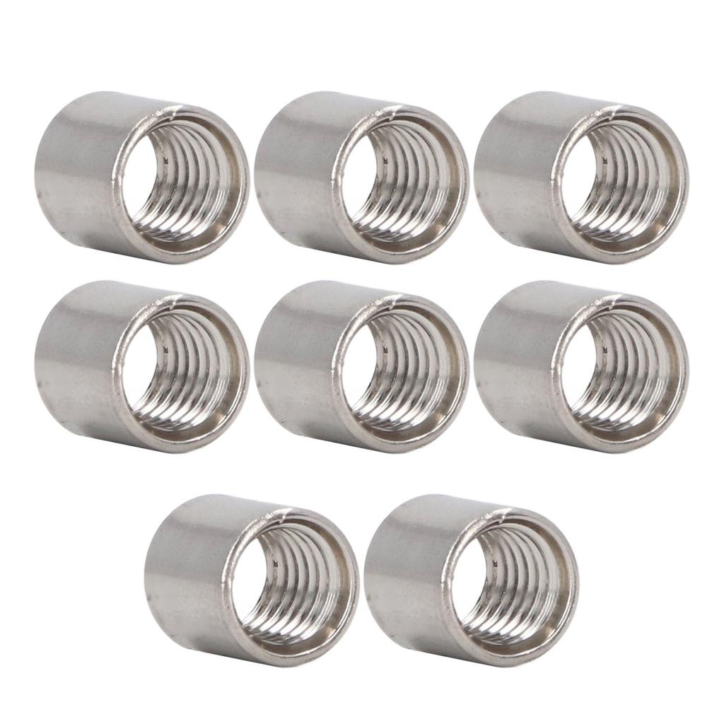 50 szt. Nakrętka łącząca Okrągła Stal nierdzewna 304 Nakrętka łącząca pręt M8 Gwint wewnętrzny Element złączny