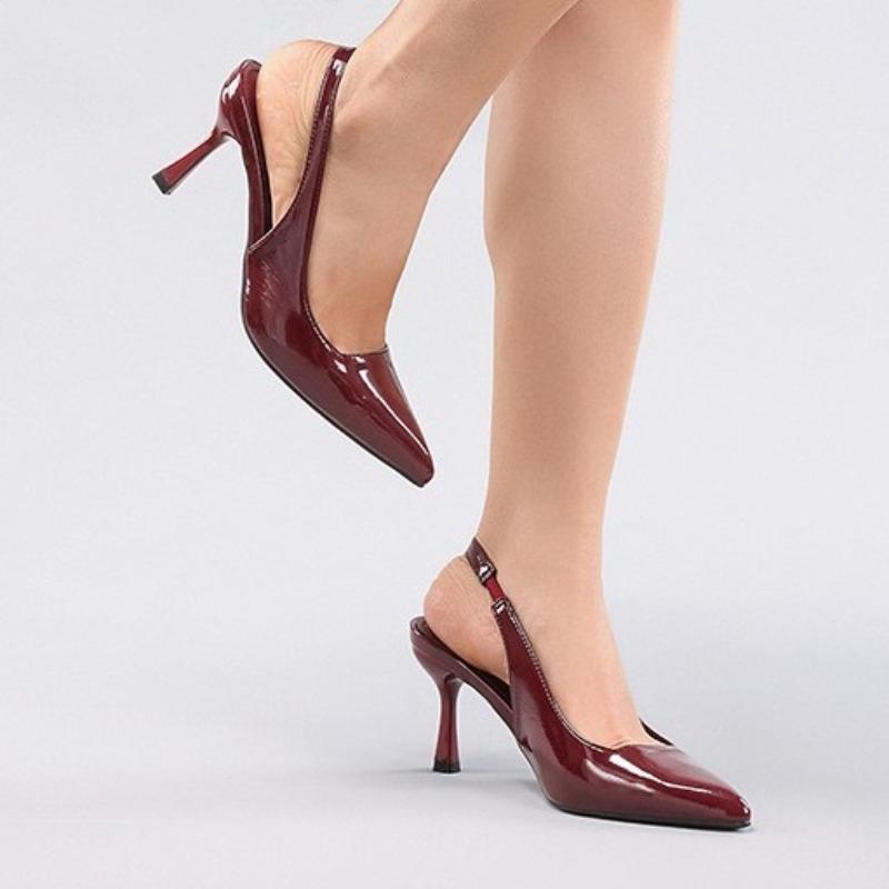 Fashion Patent Leather Elegant Party Dance High Heels Women Shoes New Designer Pointed Toe Luxury Stiletto Brand Ladies Dress Pumps