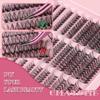 300 Clusters Of Thick Single-Cluster D-Song False Eyelashes Set 8-16Mm Curled Diy Segmented Eyelashes