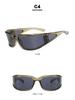 Y2K Windproof Sport Sunglasses: Influencer Style for Cycling with Narrow Frame