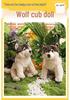 Wolf Dog Plush Toy Simulation Korean Craft Animal Ornament
