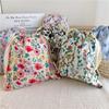 Large Capacity Travel Drawstring Bags Flower Print Underwear Storage Bags Clothes Organizer  Travel