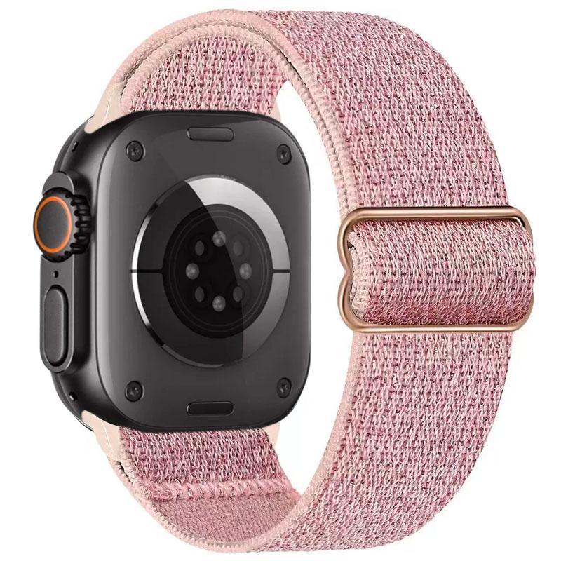 Elastic Nylon Loop Strap For Apple Watch Ultra 3/2/1 49mm 11 10 46mm 42mm Bracelet Wristband iWatch 9 8 7 6 5 4 SE 45/41/44/40mm