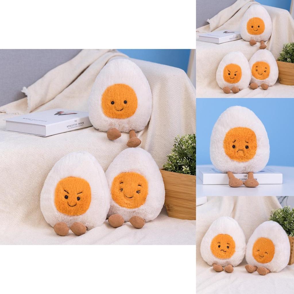 Cute Boiled Egg Plush Toy Egg Family Dolls For Fun And Comfort