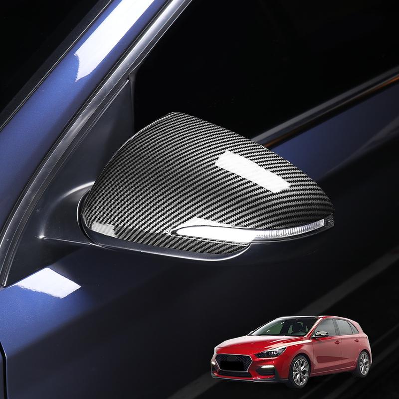Exterior Accessories Carbon Fiber Car Rearview Mirror Decoration Cover Trim For Hyundai I30/I30 N 2017-2025 Car Tuning