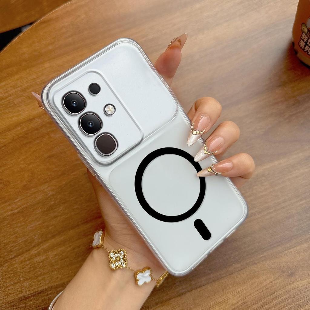 Case for Vivo Y29 4G Anti-Fingerprint Matte Cover Big Camera Window Clear Edge Casing