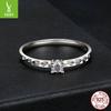 Shining Moissanite Single Ring Lady, Personality Charm Car Flower Craft 925 Sterling Silver Ring Ring
