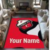 FC Utrecht Gedruckter Kristall-Samt-Teppich Rutschfester Kristall-Samt-Teppich Für Sofa Schlafzimmer Innenraum Heimdekoration