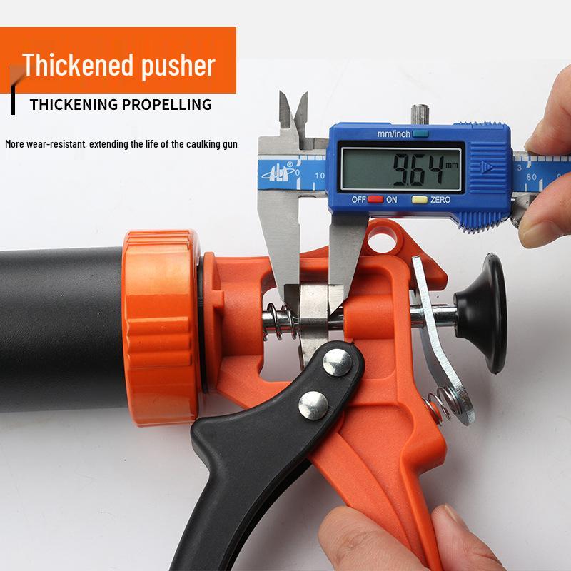 Glass Glue Gun - Silicone Caulking and Sealant Tool for Home Use
