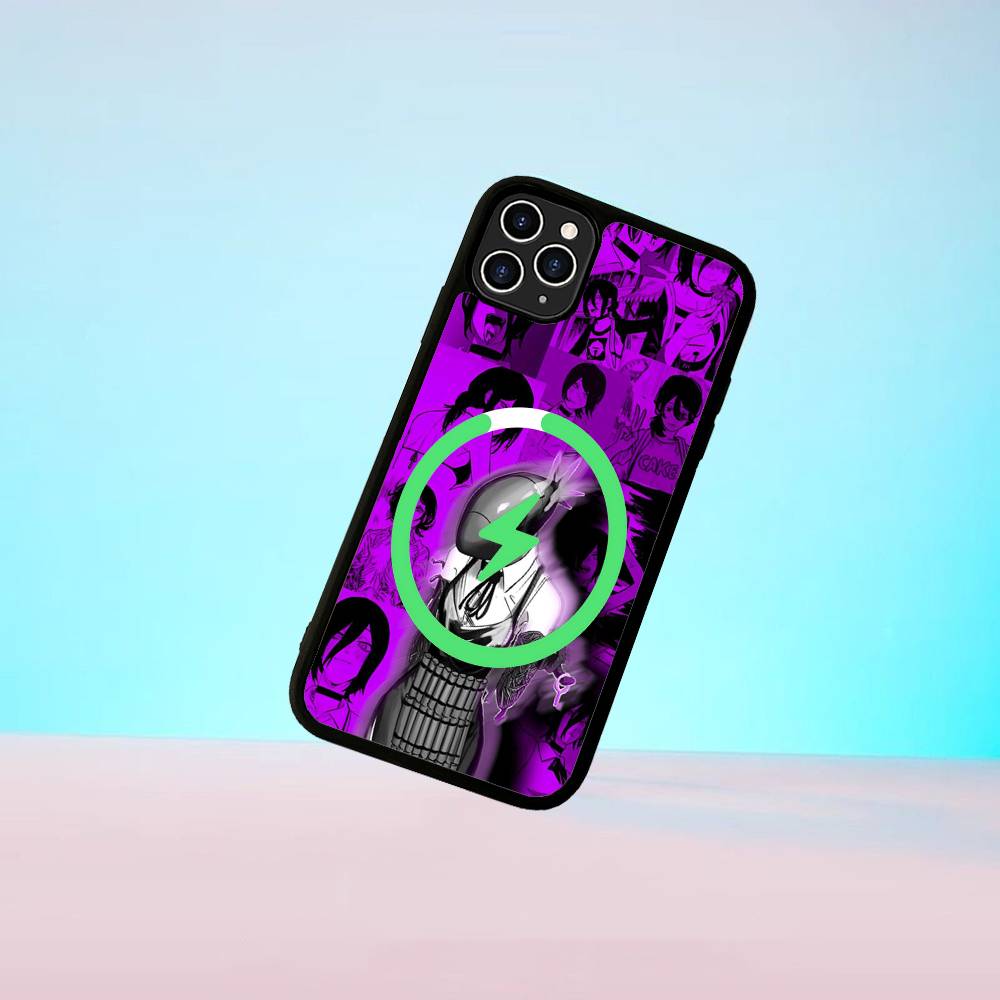 Anime C-Chainsaw Man Magnetic Matte Phone Case For IPhone 16 17 15 14 13 12 11 For Magsafe Wireless Charge Cover