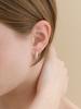 The Part Of [Silver 925] Sparkling Sand Earrings
