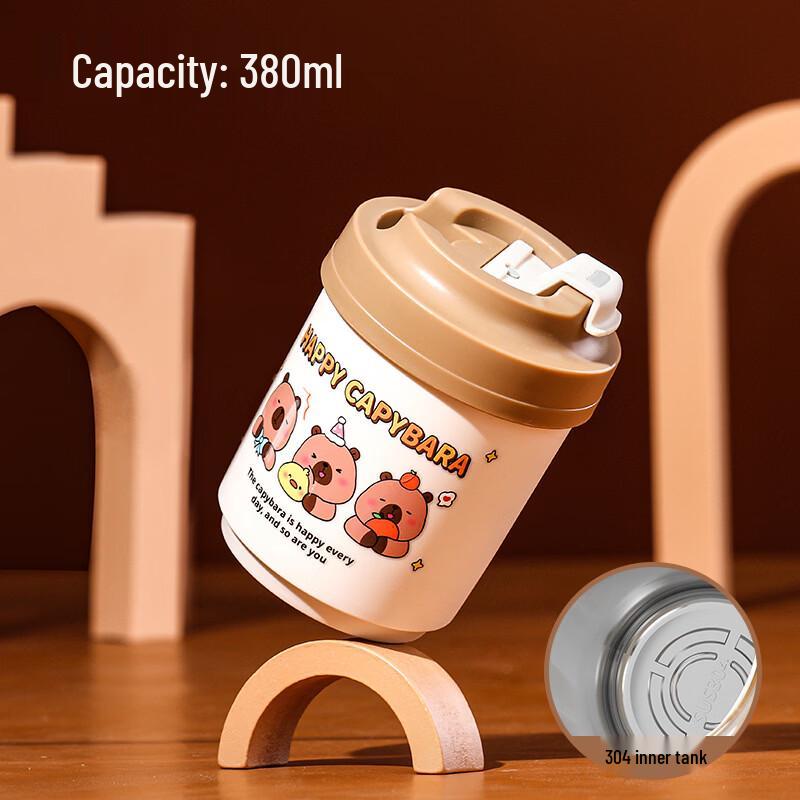 OLOEY Portable Stainless Steel Coffee & Oatmeal Mug