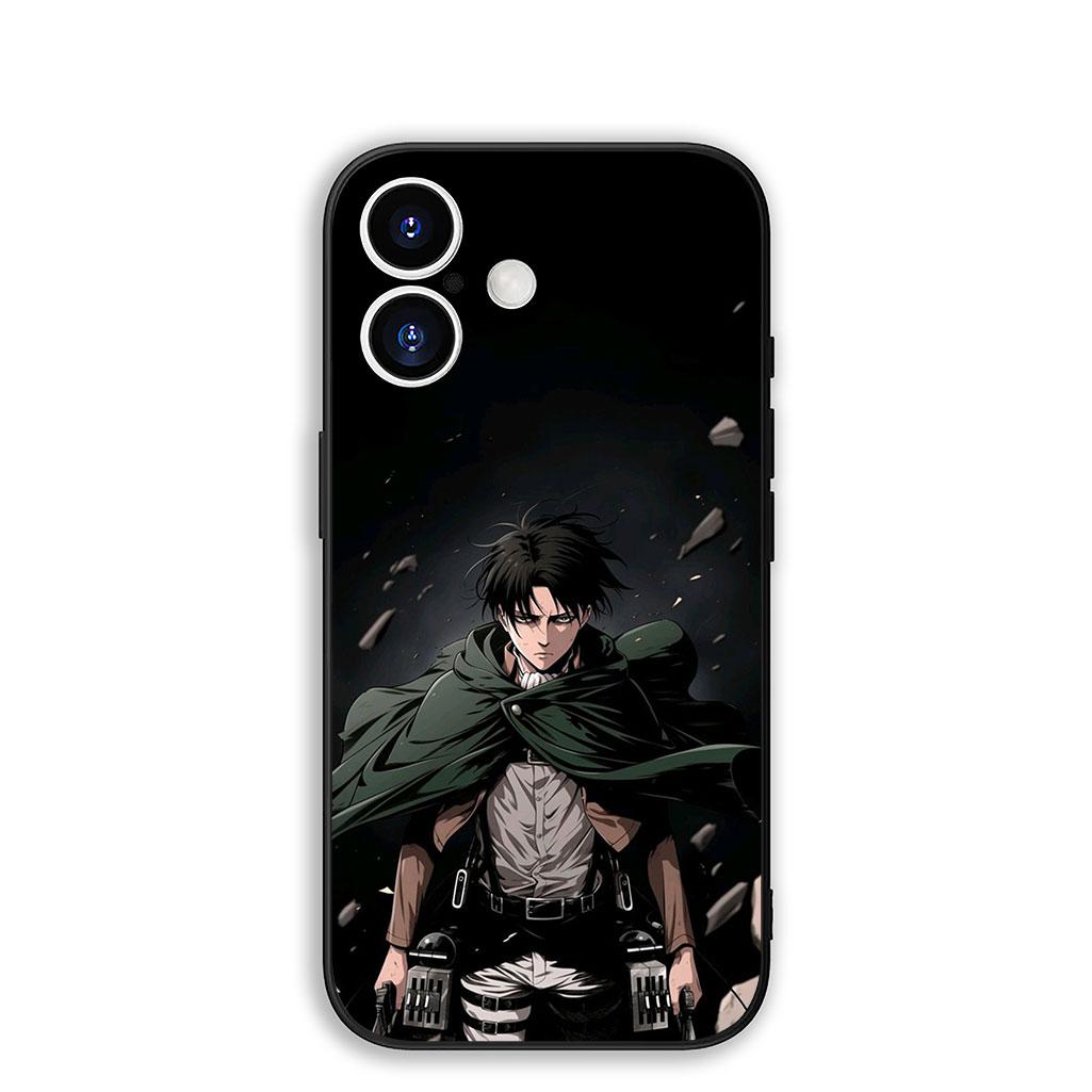 

for Xiaomi Redmi Note 13 A3 14 Pro Plus 9T 14C 13C 13X 9C NFC + Pro+ 5G 4G Phone Case Attack Levi on titan Eren Jaeger anime Redmi A3 Pro