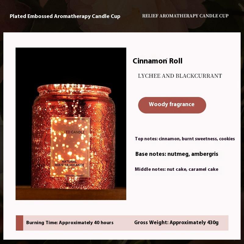 Scented Candles Sunflower Relief Modeling High-end Gifts Home Bedroom Ornaments Lasting Fragrance