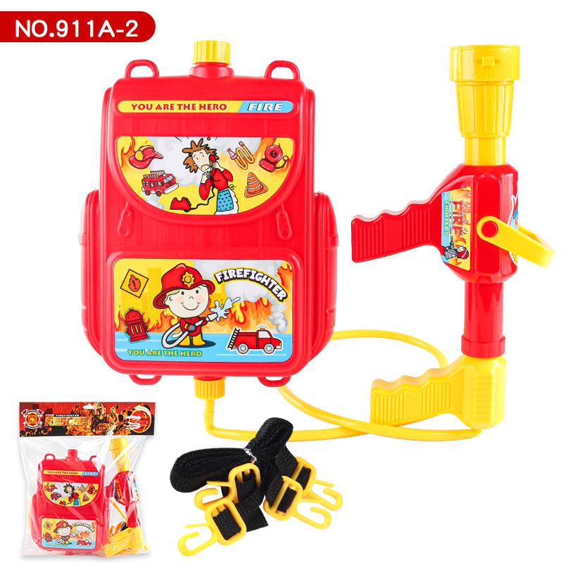 Kids' Pump-Action Fire Hose Water Blaster Toy for Summer Fun