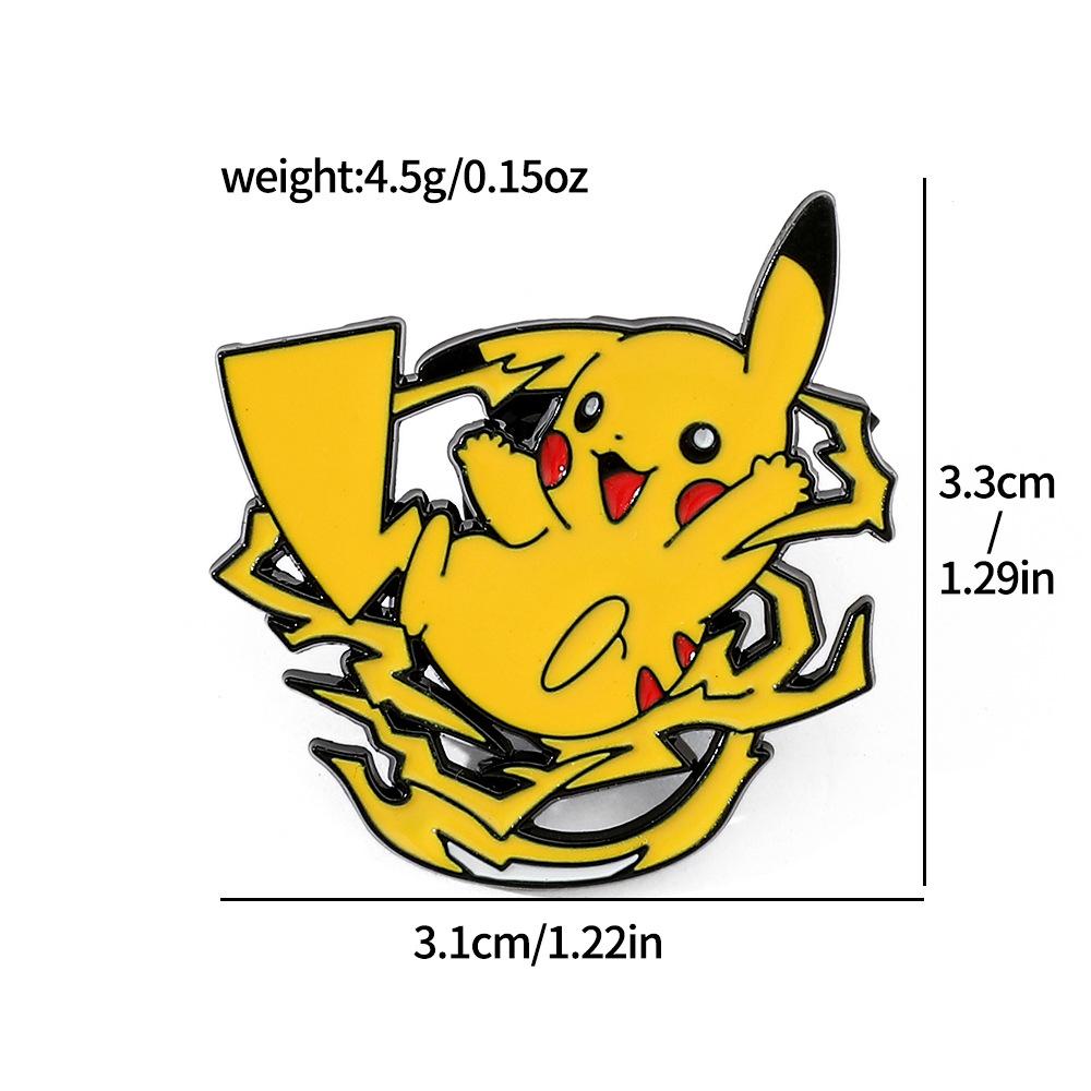 Japanese Creative Pokémon Metal Badge Pokémon Pokémon Frog Seed Alloy Brooch