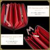 VAOYAO Carbon Fiber Long Wallet for Men, Zipper-Around Design, Coin Purse, Large Capacity, Card Slots, IC Card Storage, Stylish Solid Color, Popular,