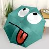 1pc Silly Face Automatic Open/close Umbrella, 8-Rib Sturdy Structure, Portable Travel Umbrella, Parties, Everyday Use, 24