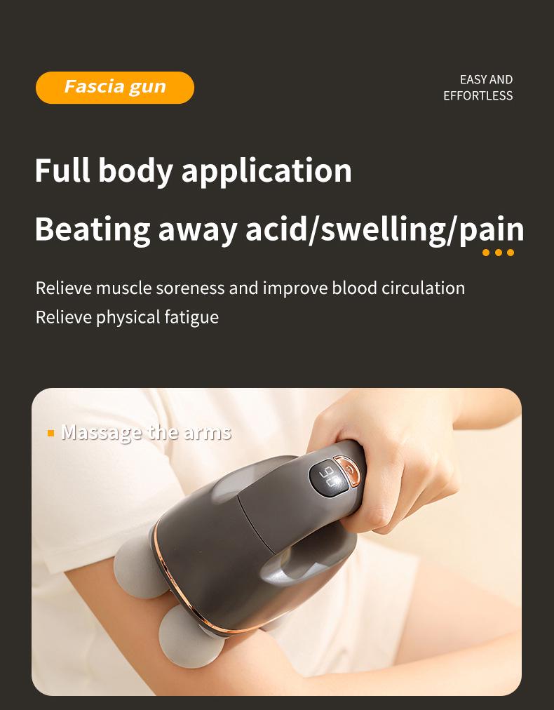 New Four-Head Multifunctional Muscle Massager Gun for Home Use