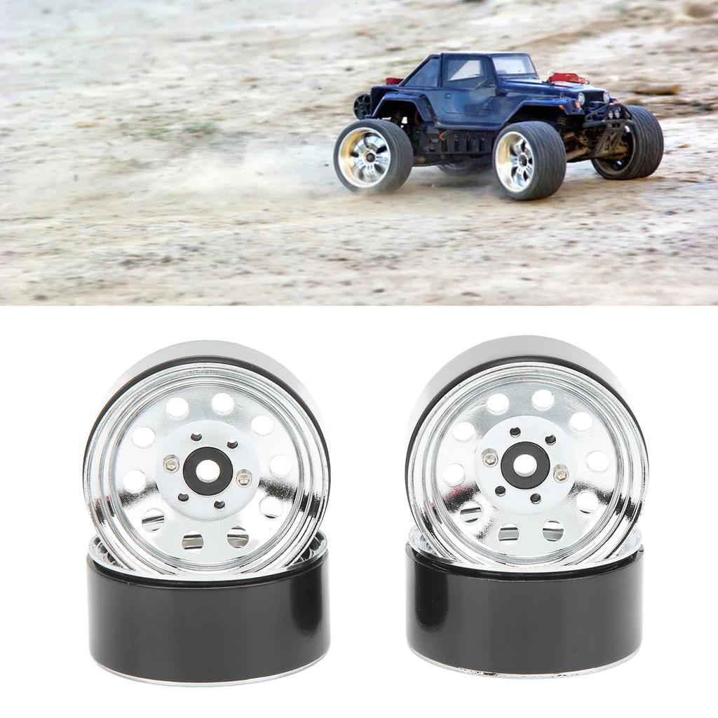 4PCS RC Beadlock Wheel Hub 1.9in Iron Wear Resistant Reusable RC Wheel Hub for Replacement