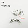 Tibetan Silver Angel Wing & Butterfly Feather Beads for Handmade Jewelry & DIY Accessories