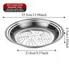 Large Hole Kitchen Steam Tray Round Pot Steam Insert Stainless Steel Steamer Basket  Kitchenware
