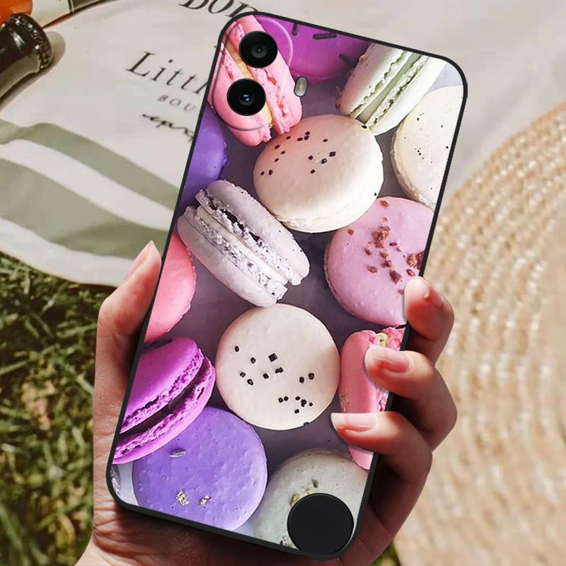For Nothing CMF Phone 1 Case Luxury Silicone TPU Soft Phone Cover for Nothing CMF Phone 1 Phone1 Shockproof Funda Shell Cute Cat