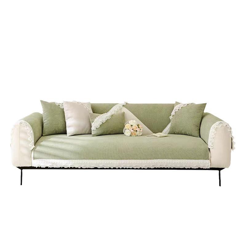 French Style Sofa Cushion Universal In All Seasons, New Non-slip Leather Sofa Cover Cover Cloth Towel Seat Cushion