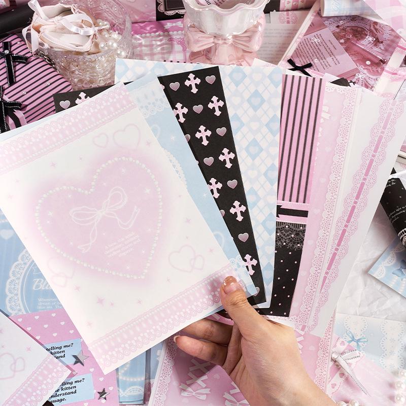 Yujian Chengpin Dream River Series: Korean Sweet Lace DIY Journal Paper
