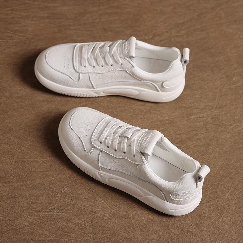 

Women s White Sneakers Spring Summer Fashion Breathable Non Slip Casual Shoes Lightweight Comfortable Cross Tied Outdoor Flats 34