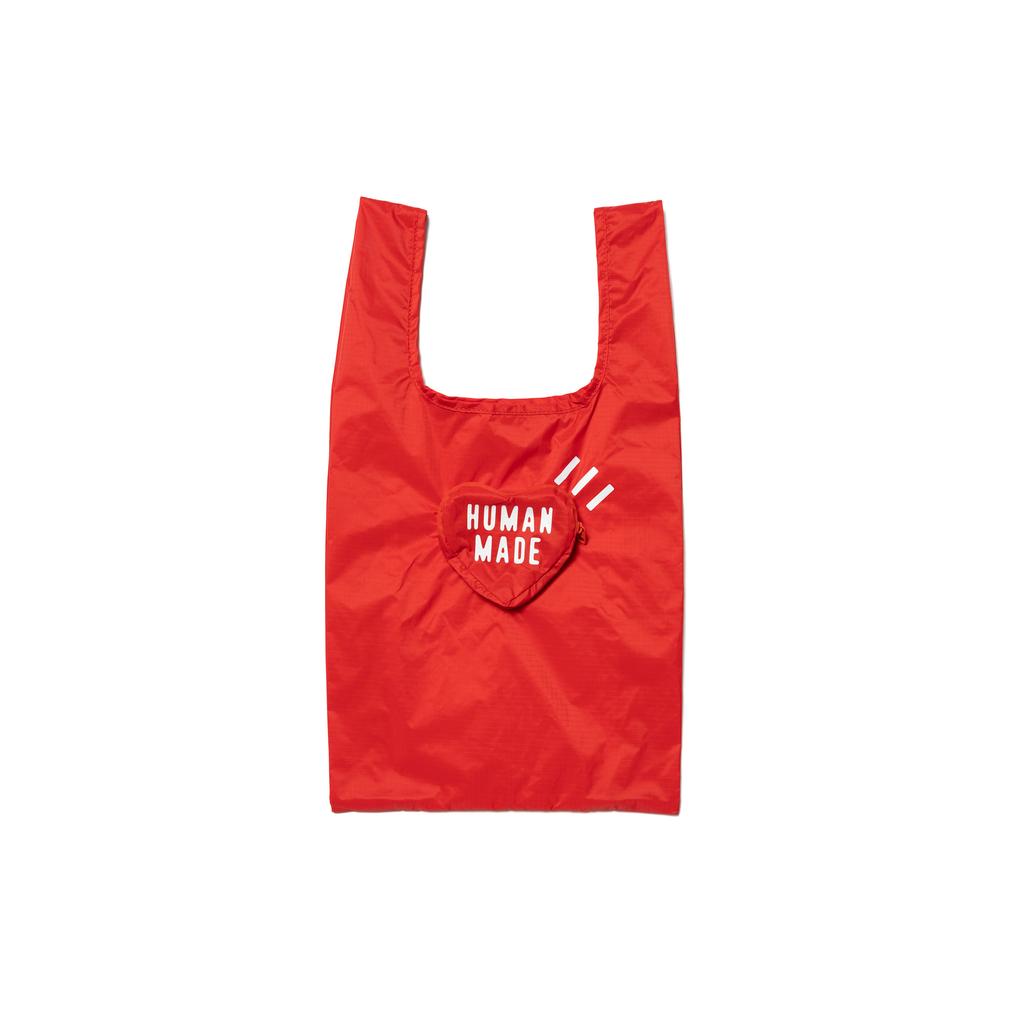 New HUMAN MADE Nylon Tote Bag, Shopping Bag, Handbag Trumpets Unisex Red HM26GD050