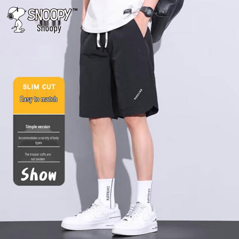 Snoopy Men s Summer Casual Beach Shorts M